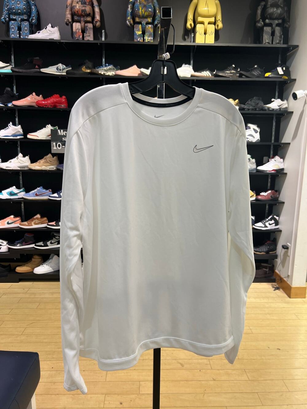 Nike White Drifit Longsleeve T Shirt Sz XXL